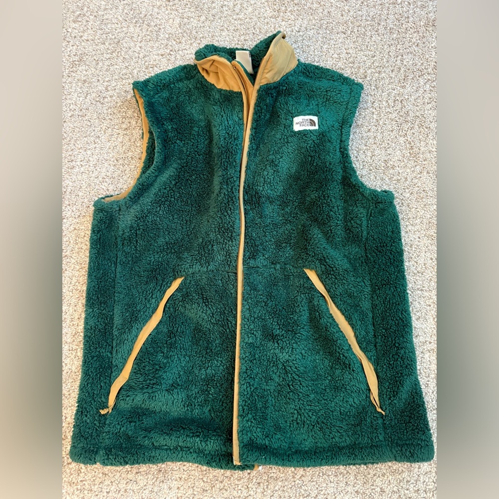 The North Face Green Fleece Vest